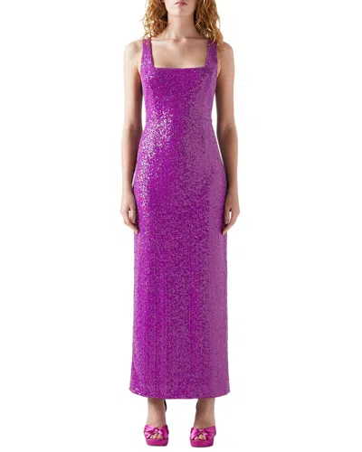 Lk Bennett Winter Dress In Purple