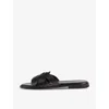 Lk Bennett Womens Bla-black Amara Criss-cross Strap Leather Sandals