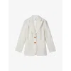 Lk Bennett Womens Cre-ecru Mariner Single-breasted Wool Jacket In Cre-ecru