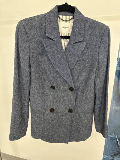 Lk Bennett Women's Grainy Blazer In Gray In Multi