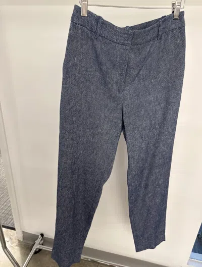Lk Bennett Women's Grainy Trousers In Gray In Blue