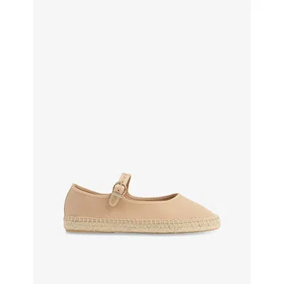 Lk Bennett Womens  Emmie Suede Mary-jane Espadrilles