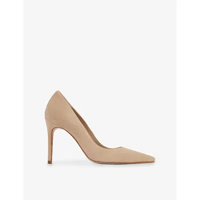 Lk Bennett Womens Bei-trench New Fern Suede Pumps Eur 35 / 2 Uk In Brown