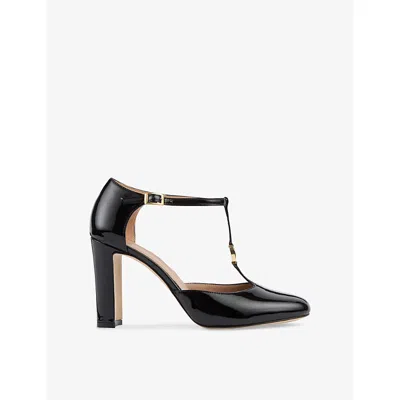 Lk Bennett Womens  Almina Heeled Leather Mary-jane Shoes