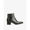 Lk Bennett Cicilia Block Heel Bootie In Black