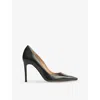 Lk Bennett Womens Bla-black Fern Leather Courts Eur 39 / 6 Uk