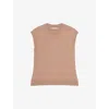 Lk Bennett Nila V-neck Sweater Vest In Bro-cinnamon
