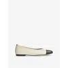Lk Bennett Hanna Cap Toe Ballet Flat