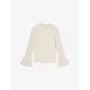 Lk Bennett Tabitha Knitted Top In Cre-ivory