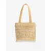 Lk Bennett Womens Gol-champagne Etsy Crystal And Mesh Beaded Bag