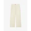 Lk Bennett Womens  Amore Pinstripe Straight-leg Linen Trousers