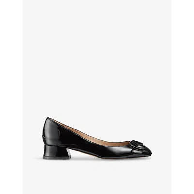 Lk Bennett Cici Buckle Pump In Black