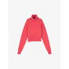 Lk Bennett Isla Merino Wool Turtleneck Sweater In Pin-lipstick Pink