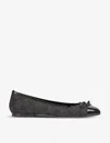 Lk Bennett Womens Bla-black Kara Tweed Ballet Pumps In Bla-black