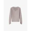 Lk Bennett Womens Gry-grey Laurie High-neck Jersey Top In Gry-grey
