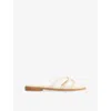 Lk Bennett Tianey Tubular Strap Slide Sandal In Cre-cream