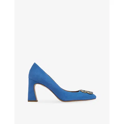 Lk Bennett Truly Logo Pump In Blue