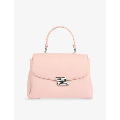 Lk Bennett Womens Darcie Leather Top-handle Bag Pin-pink