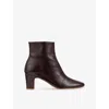 Lk Bennett Conway Bootie In Burgundy