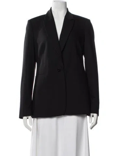 Pre-owned Lk Bennett Wool Blazer In Black