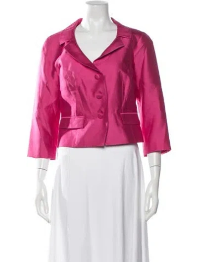 Pre-owned Lk Bennett Wool Blazer In Pink