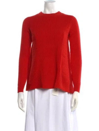 Pre-owned Lk Bennett Wool Crew Neck Sweater In Multi