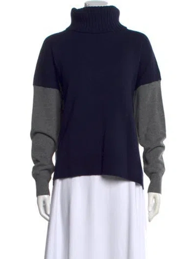 Pre-owned Lk Bennett Wool Turtleneck Sweater In Black