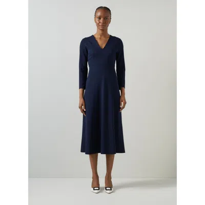 Lk Bennett Yvonne Dresses In Blue
