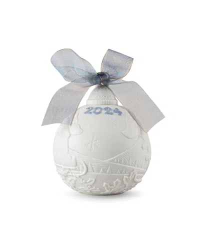 Lladrò 2024 Christmas Ball Blue In Multi