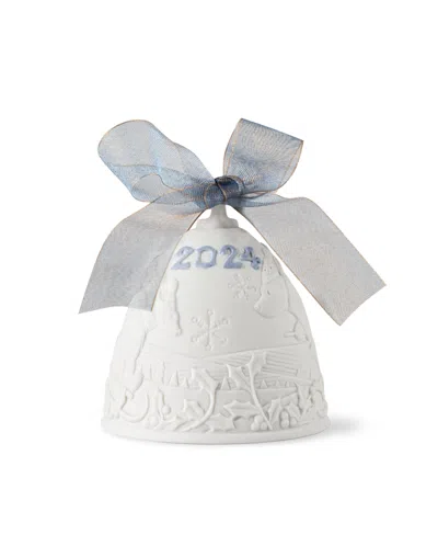 Lladrò 2024 Christmas Bell Blue In Multi
