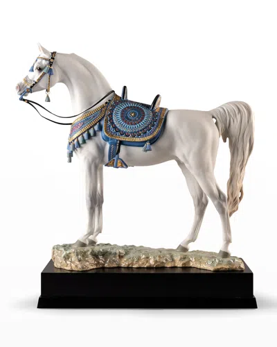 Lladrò Arabian Pure Breed Horse 雕像 In Multi