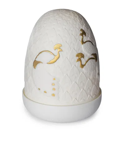 Lladrò Cherry Blossoms Dome Table Lamp In White