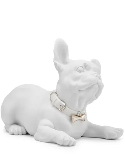 Lladrò Dog Porcelain Sculpture In White
