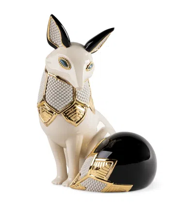 Lladrò Fox Jewel Sculpture In Multi