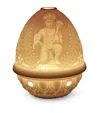 Lladrò Hanuman Lithopane Votive Light In White