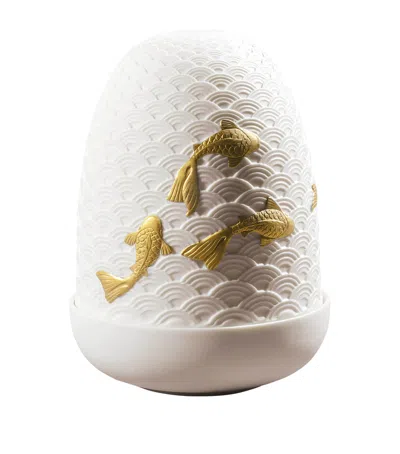 Lladrò Koi Dome Table Lamp In White