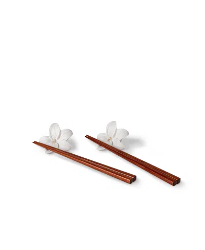 Lladrò Lilium Chopsticks Set In Multi
