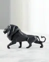 Lladrò Leone Sculpture In Black