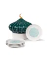 Lladrò Majestic Nights Box With Plates In Multi