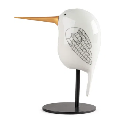 Lladrò Porcelain Hummingbird Figure In White