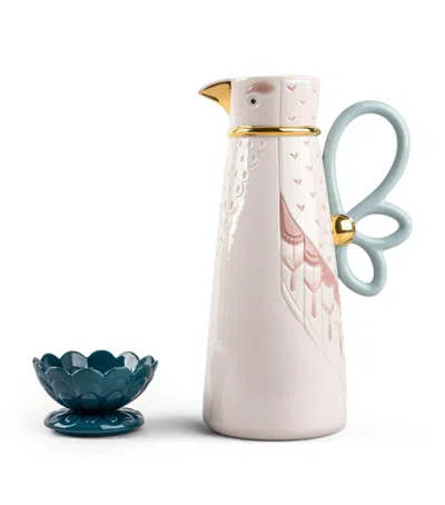 Lladrò Porcelain Kawki Coffee Jug In White