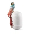 Lladrò Porcelain Macaw Vase