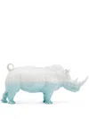 Lladrò Rhino Porcelain Sculpture In White