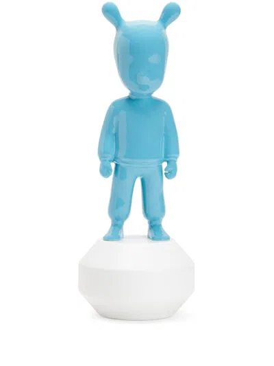 Lladrò The Guest Small Figurine In Blue