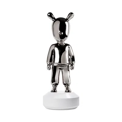 Lladrò The Guest Big Sculpture, Silver In Multi