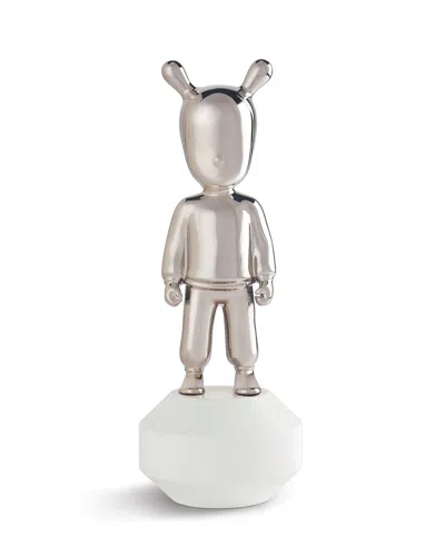 LLADRÒ THE GUEST FIGURINE - SILVER - LITTLE