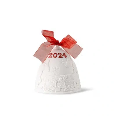 Lladrò 2024 Lladro Christmas Bell In White,red