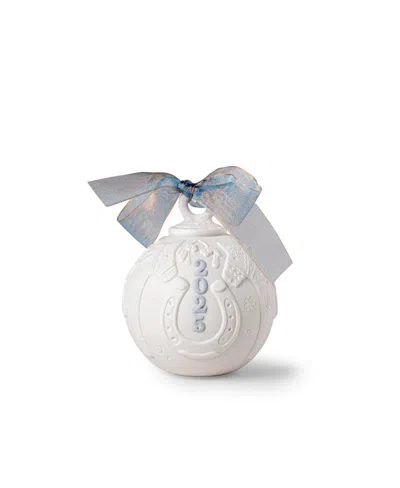 Lladrò 2025 Christmas Ball Ornament In White