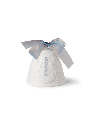 Lladrò 2025 Christmas Bell Ornament In White