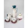 Lladrò 8.6 Cup Kawki Coffee Serving Set In Multi